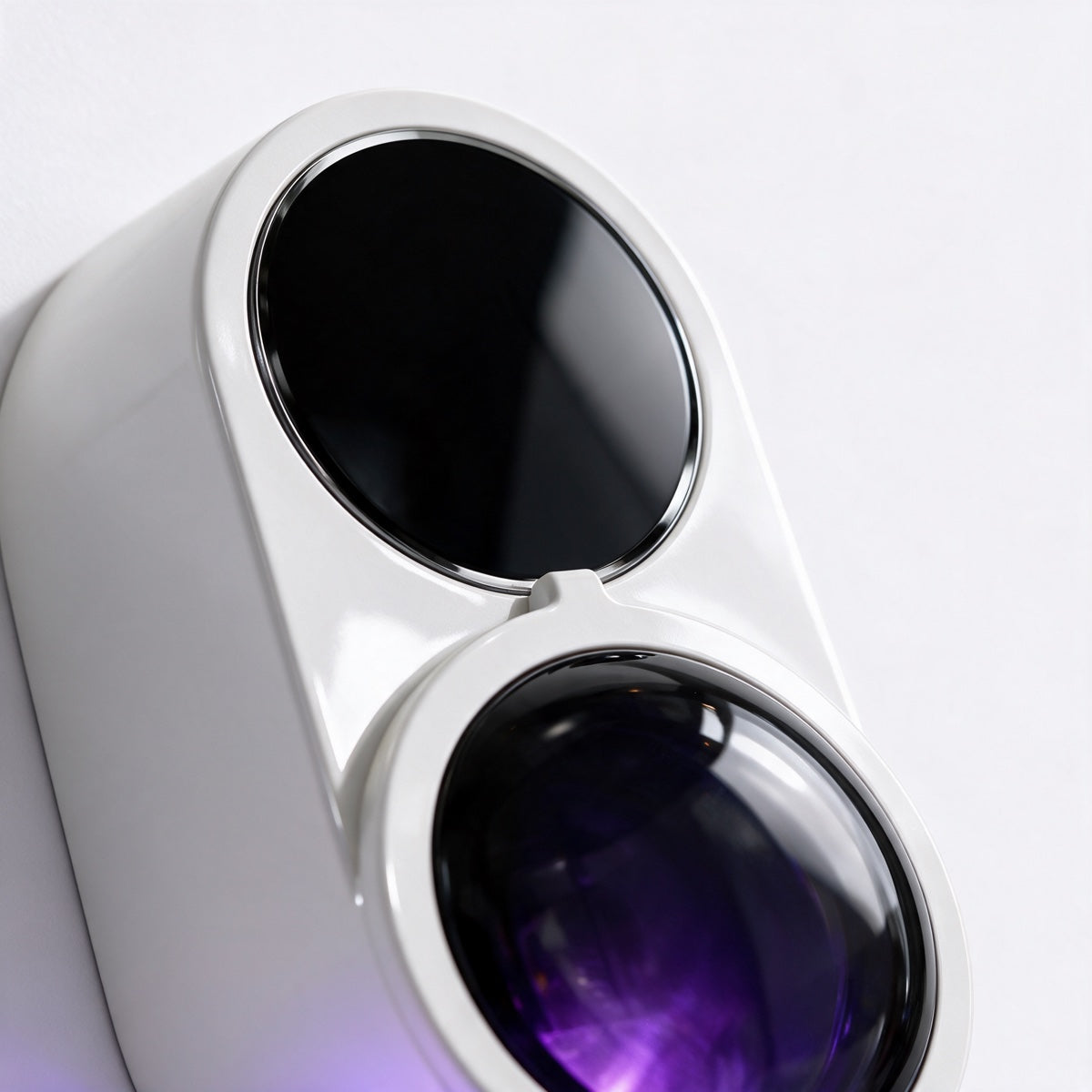 UV toothbrush sanitizer close-up