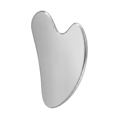 Heart-Shaped Stainless Steel Gua Sha Facial Tool